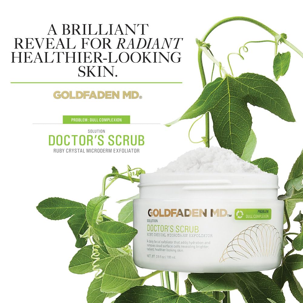 GOLDFADEN MD Exfoliante facial ayuda a reducir poros y textura.