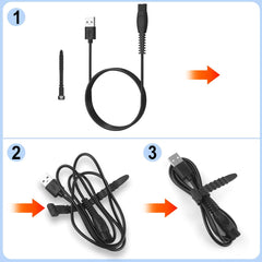 Cable de carga USB 5V de GOLDFOX para X5006, diseño portátil.