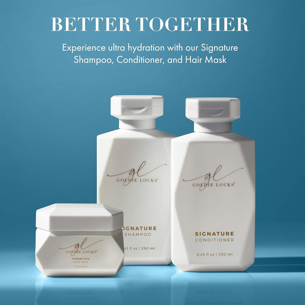Goldie Locks Mascarilla Ultra Hidratante, apta para extensiones y cabello teñido.