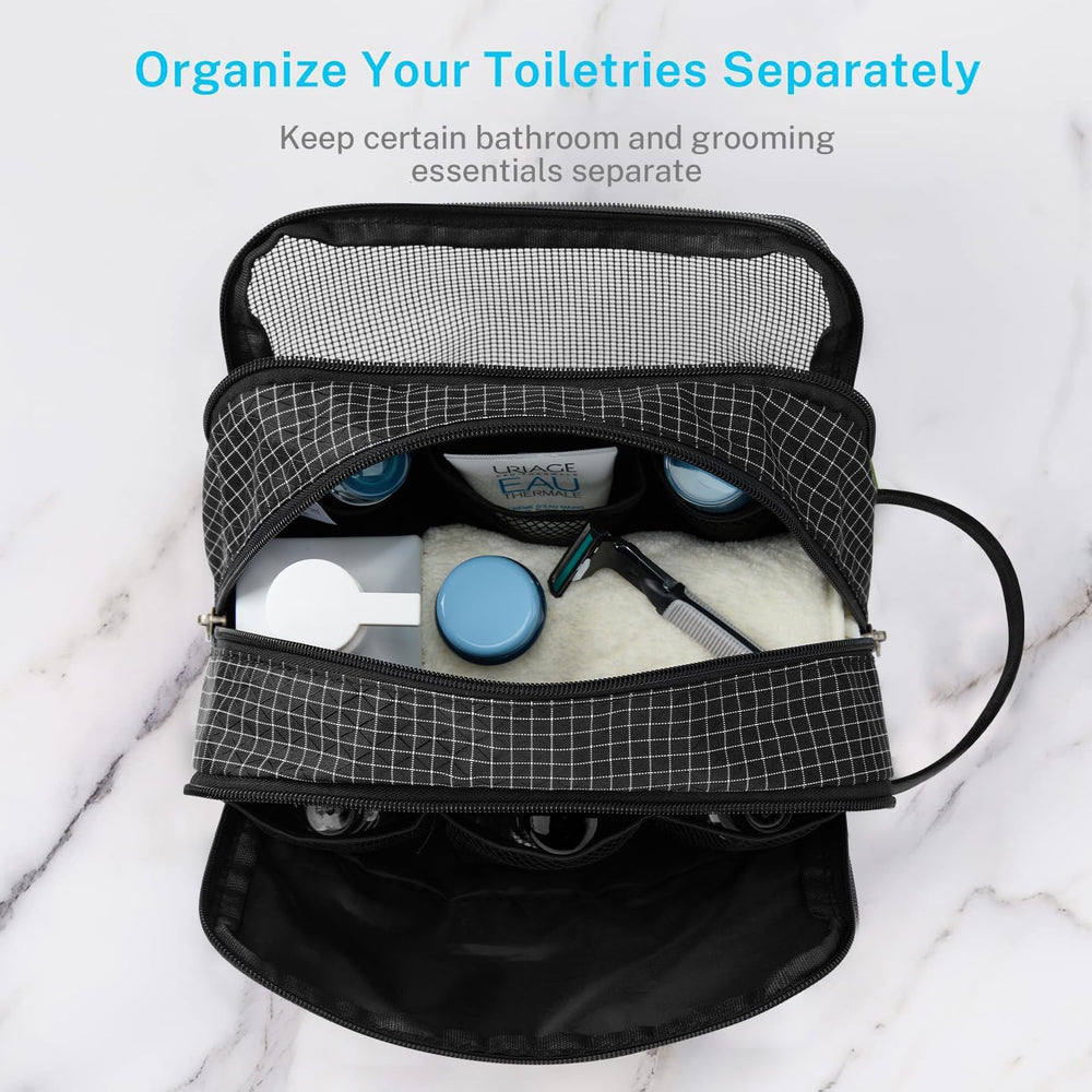 Gonex bolsa de aseo con asa lateral para transporte cómodo.