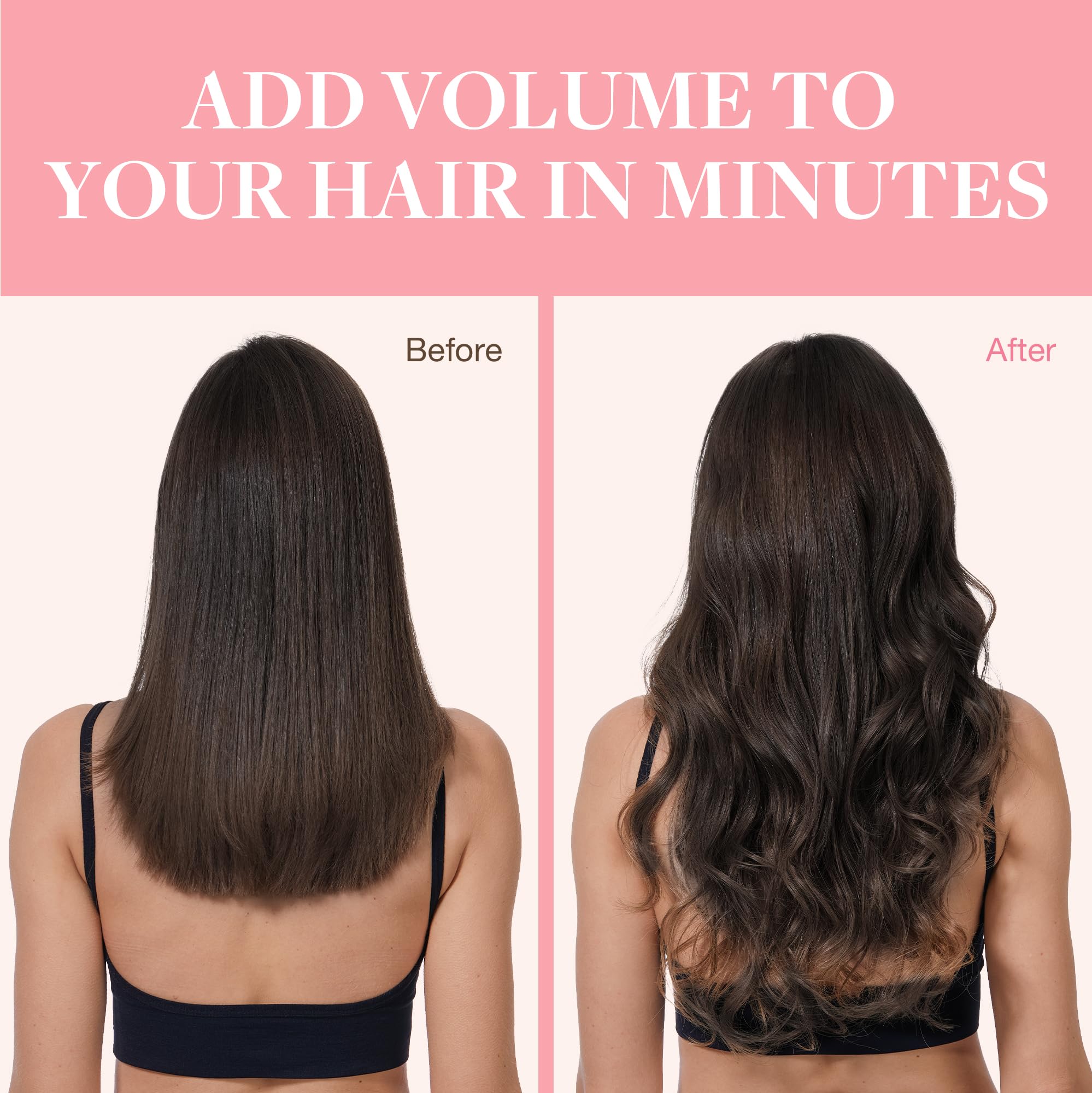 GOO GOO Extensiones clip sistema de clips seguro para fijación estable