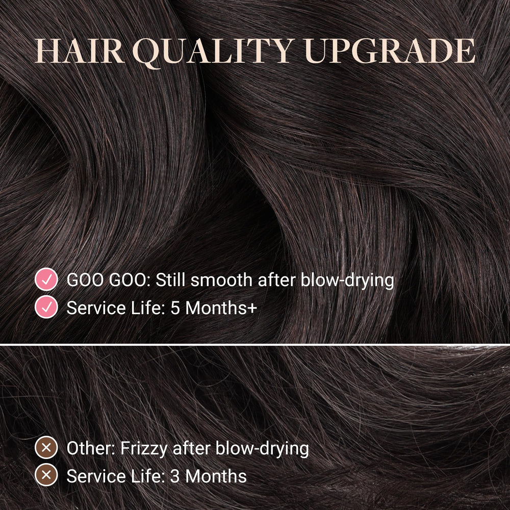Base piel invisible para extensiones GOO GOO Tape, discreción y acabado suave