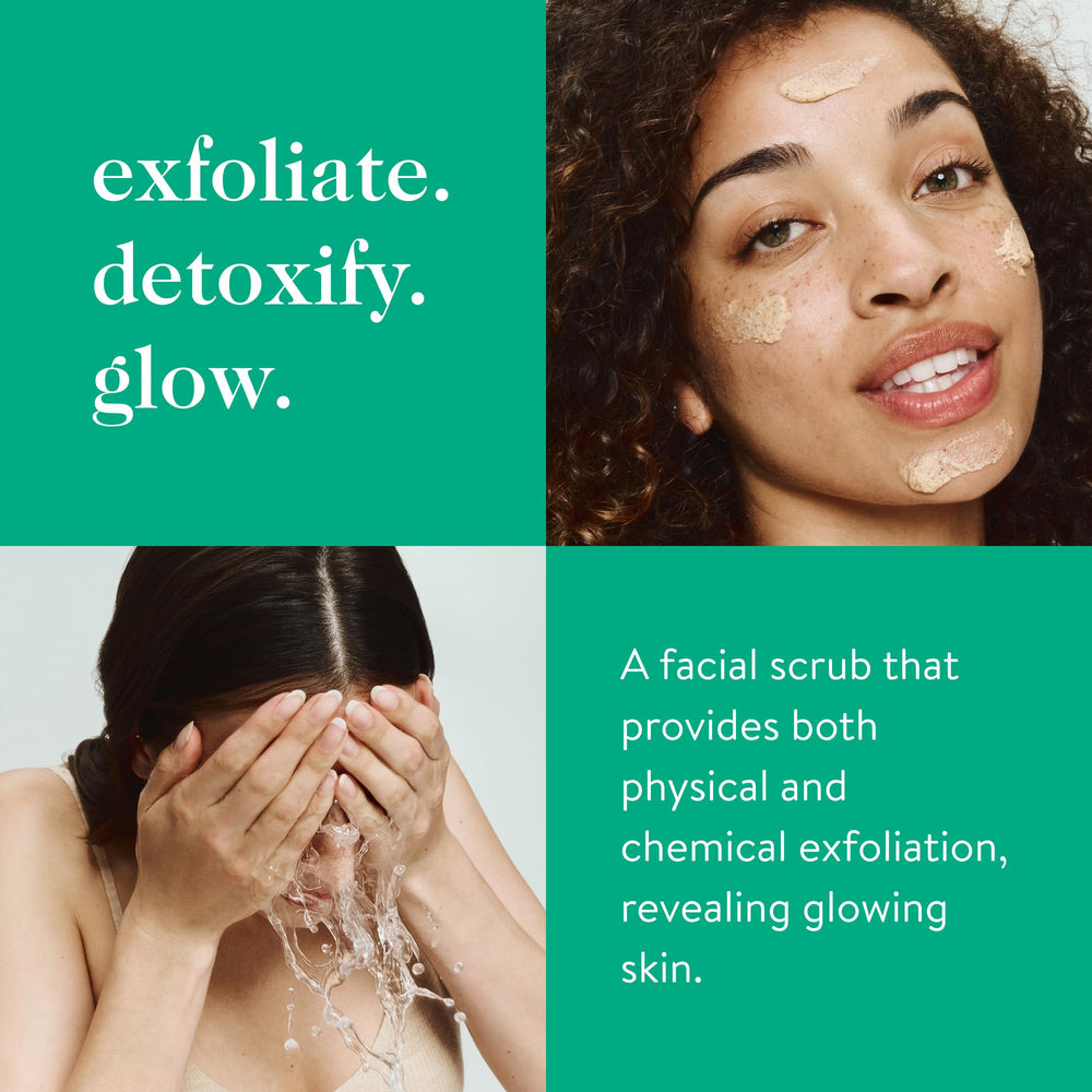 good.clean.goop exfoliante-frutal aplicación-masaje circular para activar luminosidad