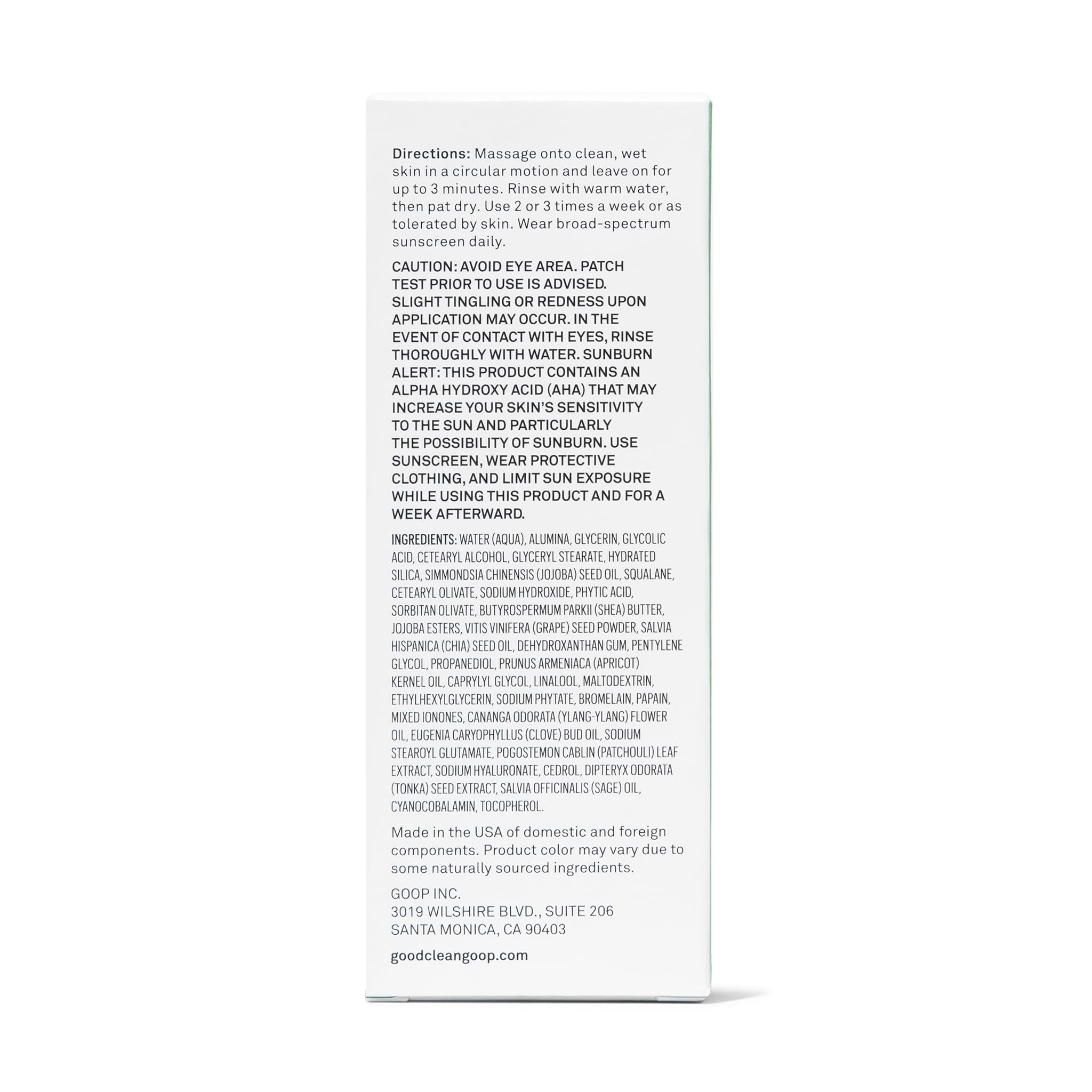 good.clean.goop exfoliante-frutal rutina-diaria limpia y suave