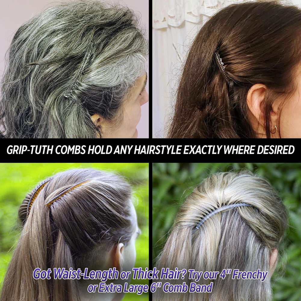 Good Hair Days Grip-Tuth Shorty Tuck: diseño antideslizante que mantiene el cabello fijo todo el día.