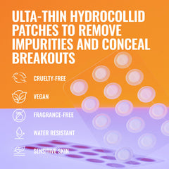 Good Molecules Pimple Patches ultra-thin texture; nearly invisible on skin.