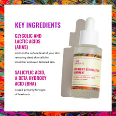 Good Molecules Tratamiento exfoliante nocturno, textura-piel, suaviza irregularidades para piel más suave.