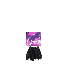 Goody elásticos para cabello grueso en negro brindan soporte duradero sin dañar.