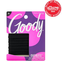 Elásticos Goody sin costura para cola de caballo cómoda sin dañar el cabello.