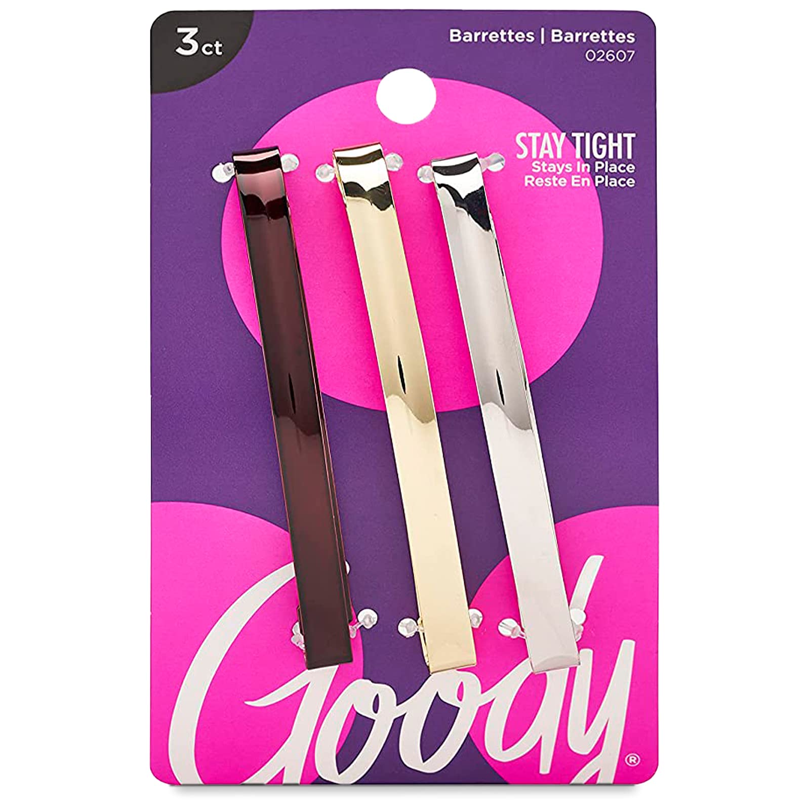 Goody horquillas pack-3, accesorio práctico para peinados rápidos y seguros.