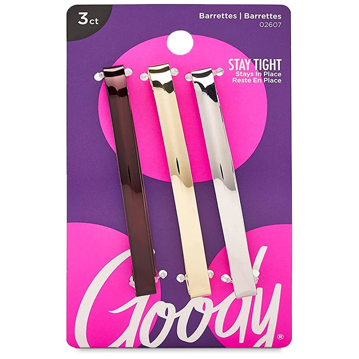 Goody horquillas pack-3, accesorio práctico para peinados rápidos y seguros.
