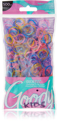 Goody Kids Ouchless Polyband, ligas de pelo purpurina, ideal para peinados duraderos sin tirar