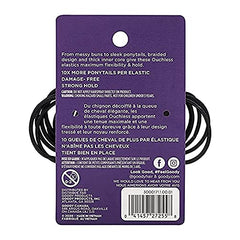 Goody Ouchless elásticos para pelo negro, cola de caballo segura y cómoda.