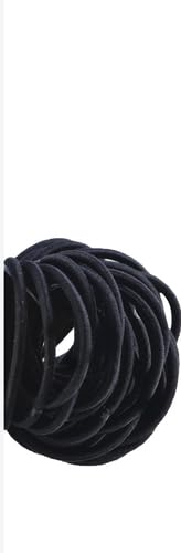 Goody Ouchless elásticos para pelo negro, empaque compacto para viaje.