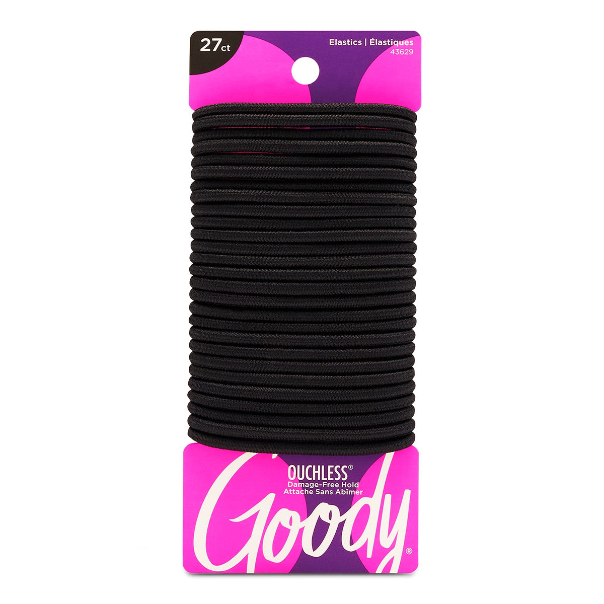 GOODY Ouchless gomas cabello 4 mm, sujeción sin tirón.