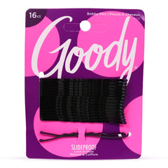 Goody SlideProof XXL horquillas negras, paquete de 16, fijan sin dolor para todo tipo de cabello.