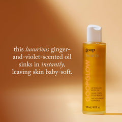 Goop Beauty Aceite Corporal, aplicación rápida para piel suave y nutrida.