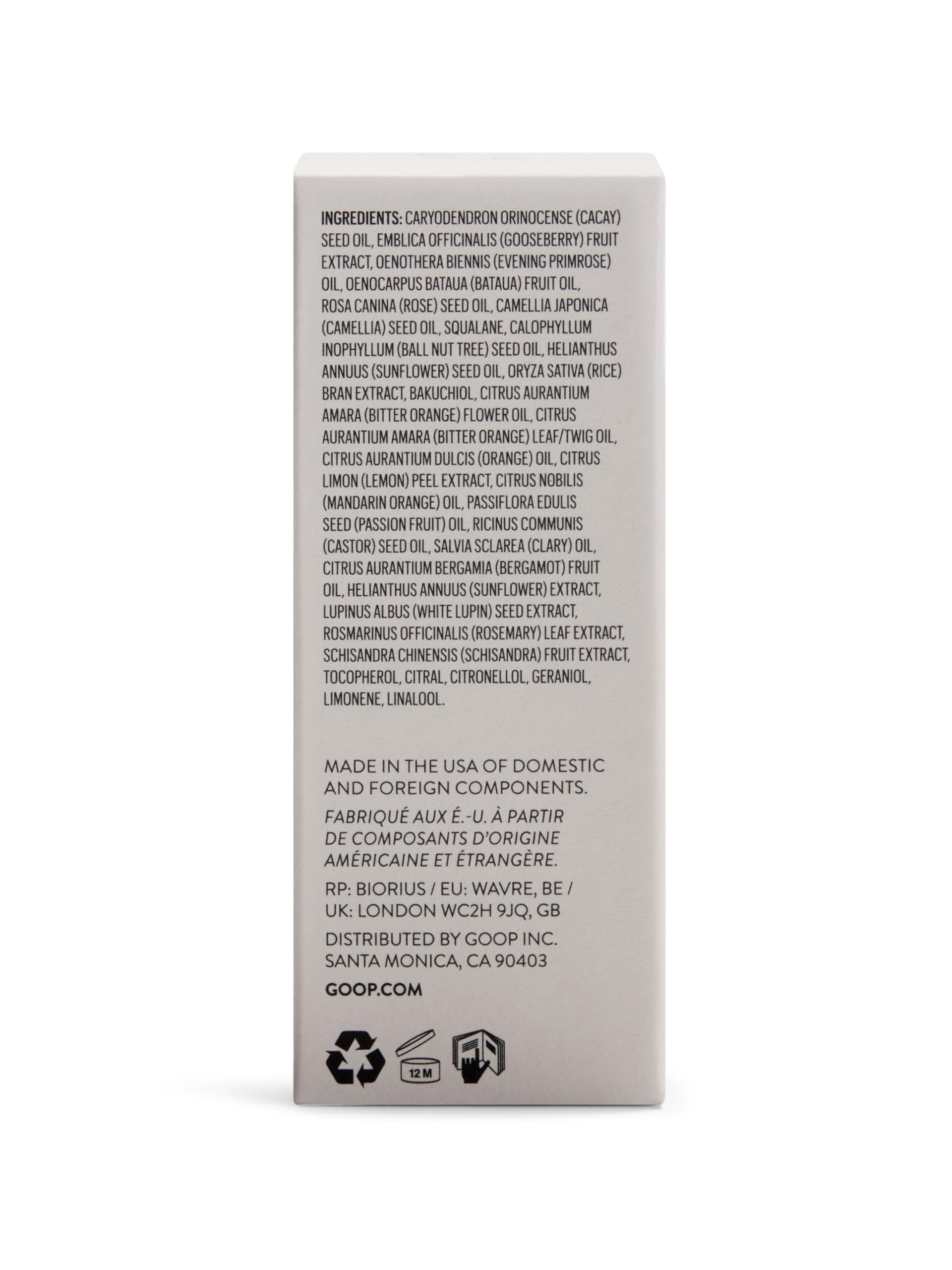 goop Envase de vidrio con gotero para dispensado preciso.