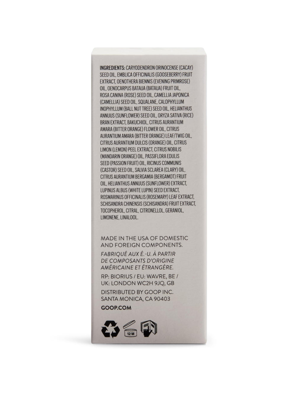 goop Envase de vidrio con gotero para dispensado preciso.