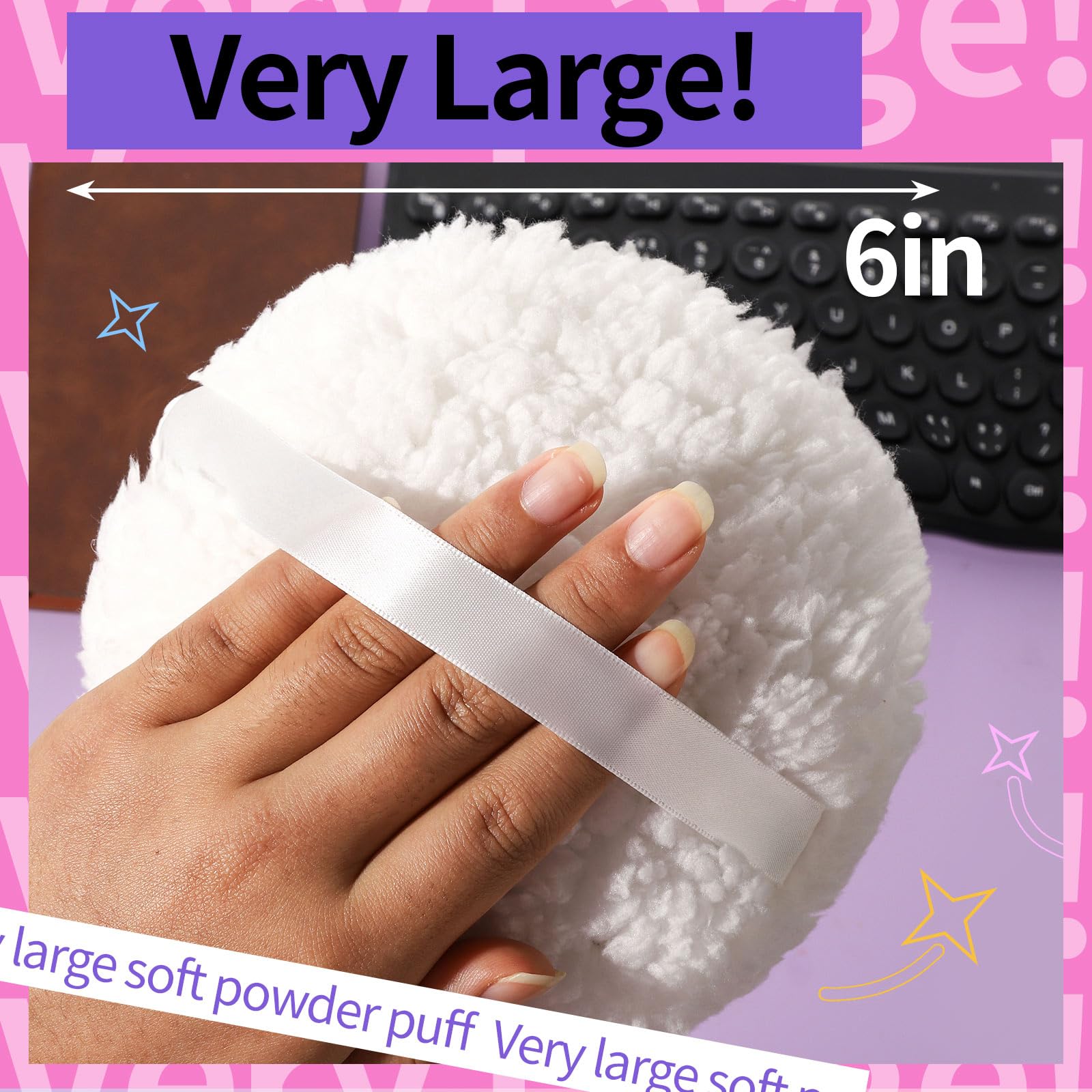 Gootaimi puff con costuras fuertes y duraderas para uso prolongado.