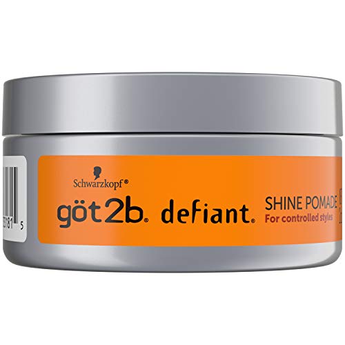 Lavage facile de got2b Defiant Shine Pomade au shampoing.