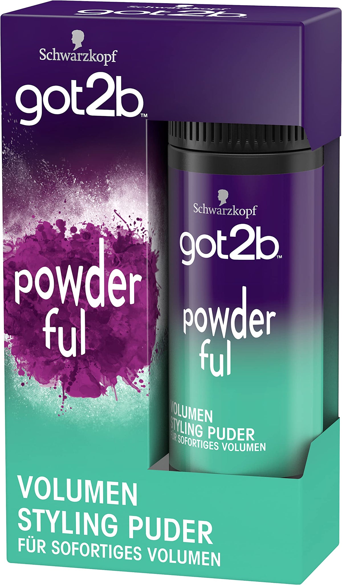 Got2B Powder'Ful: envase y aplicación para volumen en raíces