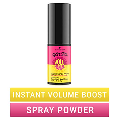 Got2b Volumaniac aplicación polvo rociado, volumen instantáneo.