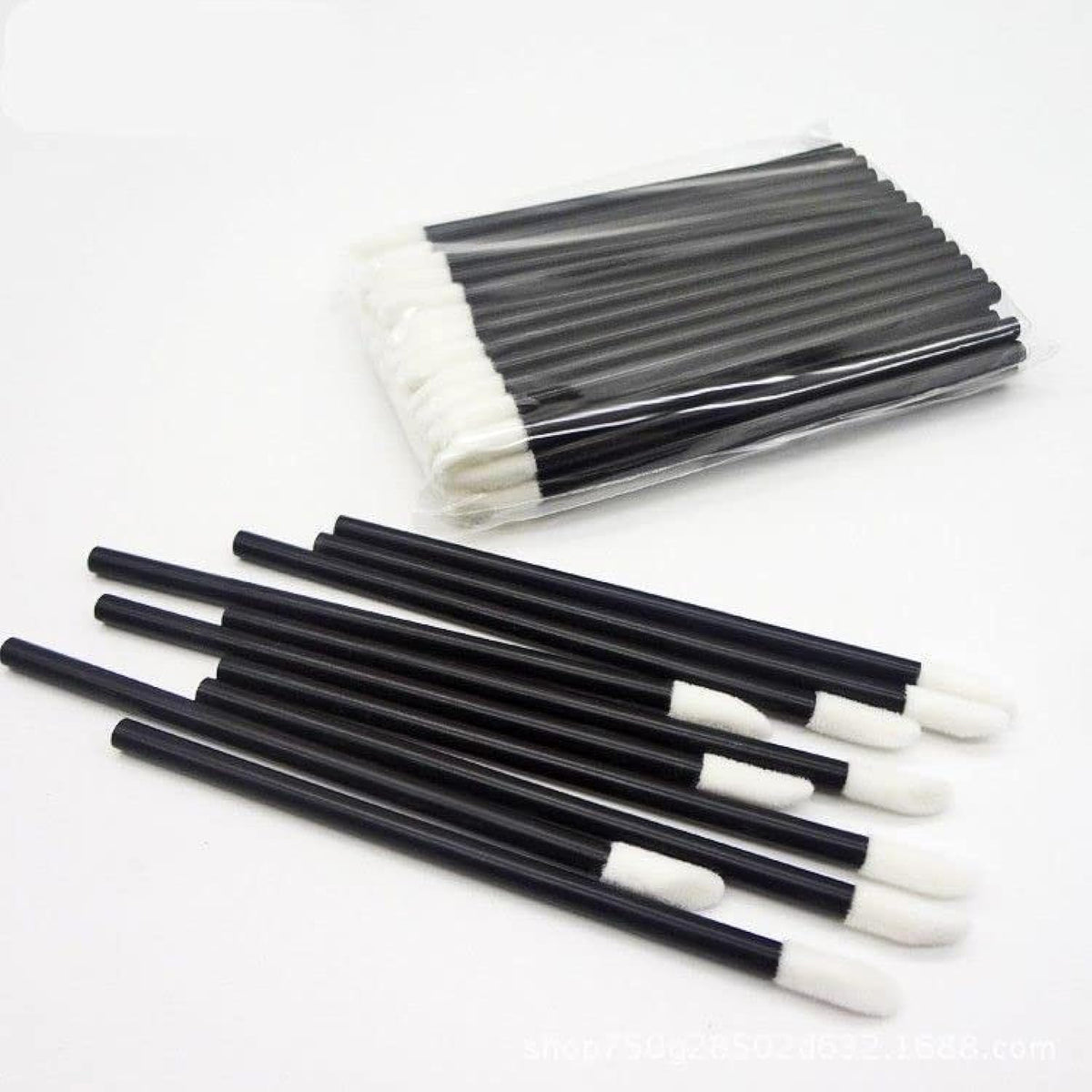GoWorth 200 piezas de aplicadores labiales desechables para higiene al aplicar gloss.