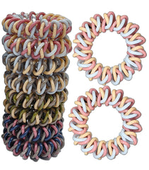 GoYoho tira espiral multicolor para cabello, desenredo sin tirar.