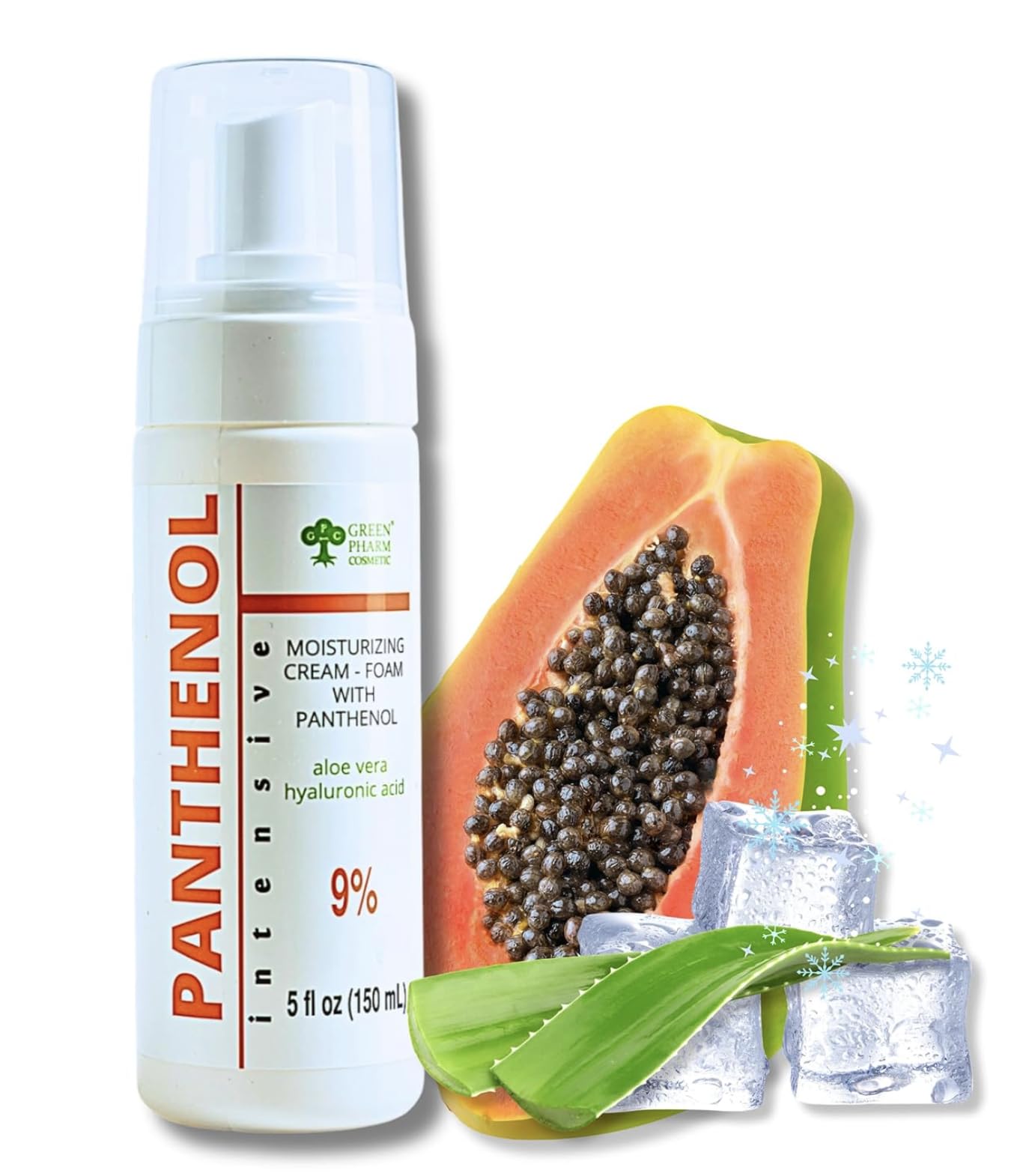 GPC Panthenol 9% espuma: alivio rápido del enrojecimiento para piel sensible
