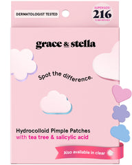 Grace & Stella patch-bouton-visage-hydrocolloide: absorption rapide pour atténuer les boutons.