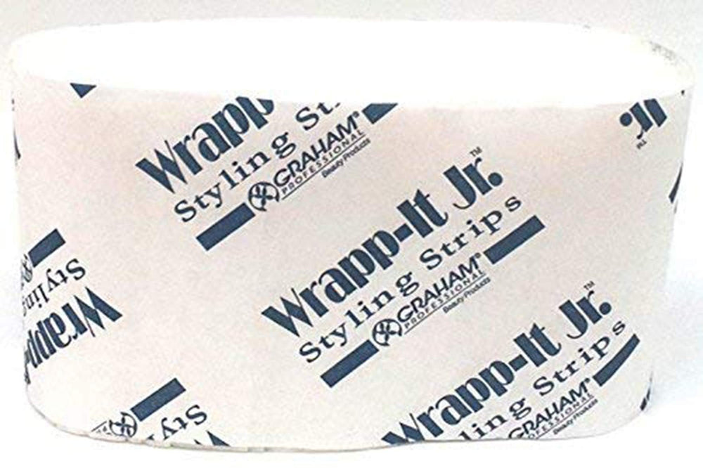 Wrapp-It blanca de Graham, elasticidad que mantiene peinados seguros.