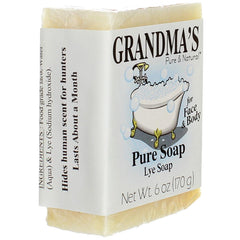 GRANDMA'S PURE & NATURAL jabon lejía, sin detergentes, limpieza suave