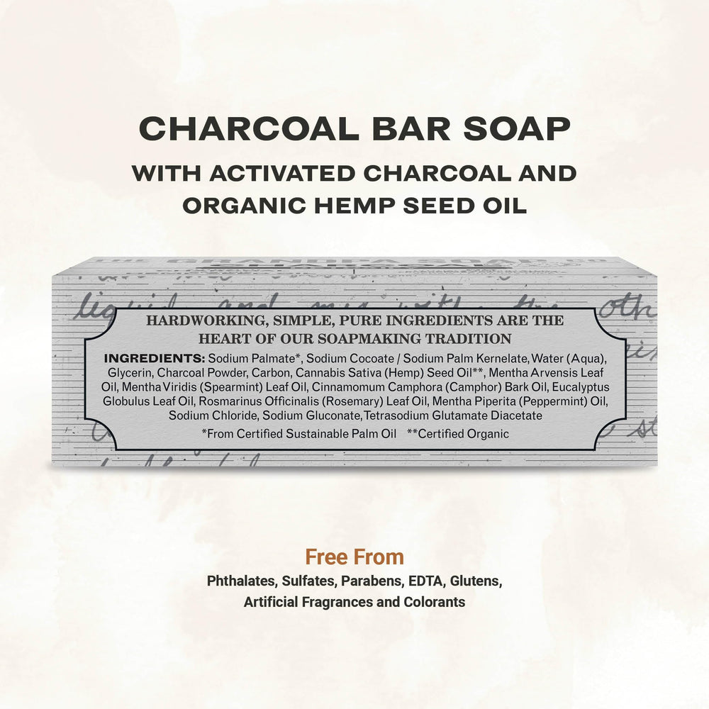 The Grandpa Soap Company Barra con semilla de cáñamo para nutrir la piel.