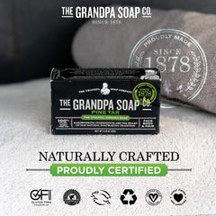 The Grandpa Soap Company proceso artesanal para un jabón de alta calidad