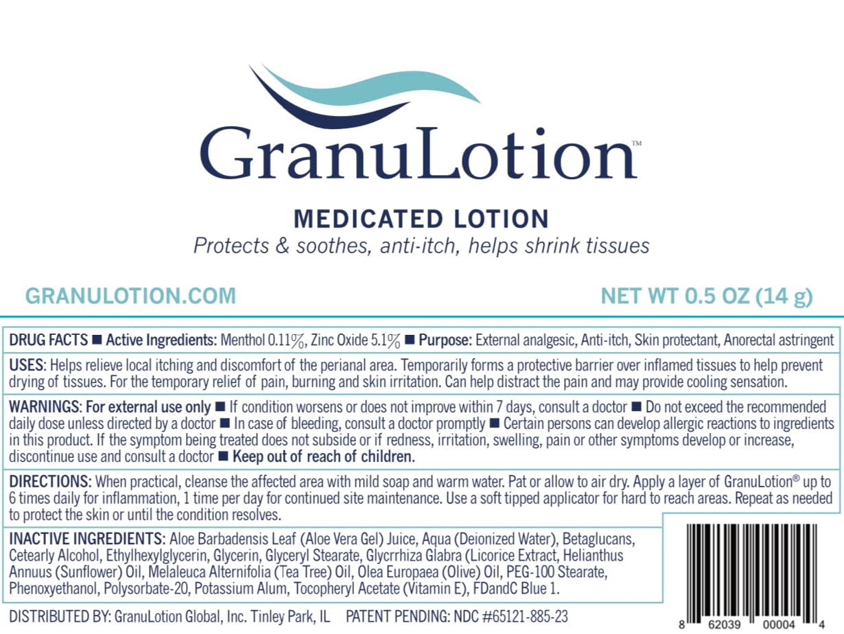 GranuLotion textura cremosa ofrece una aplicación suave y cómoda.