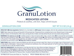 GranuLotion textura cremosa ofrece una aplicación suave y cómoda.