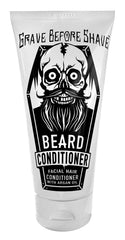 Acondicionador Grave Before Shave para barba suave e hidratada, con aroma de barbería clásica.
