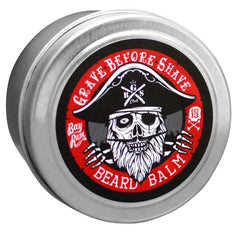 Grave Before Shave Bay Rum Barba Balm en lata: acondiciona y doma el vello facial.