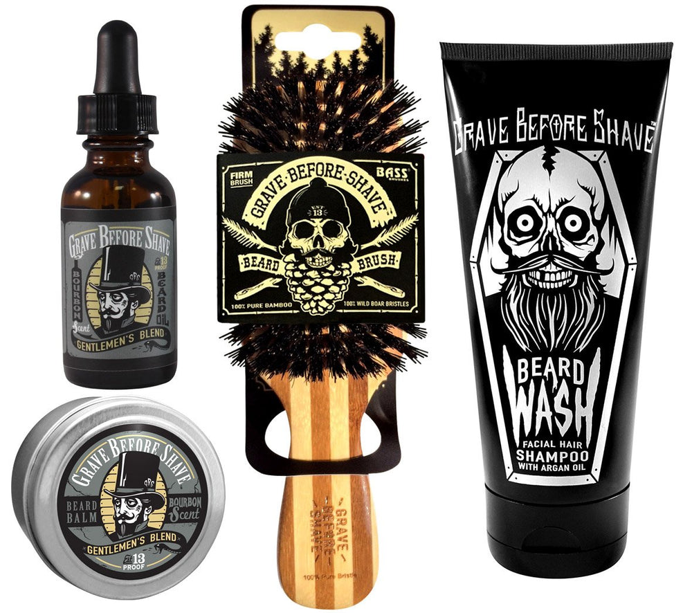 Grave Before Shave champú para barba de 6 oz, limpieza suave y refrescante