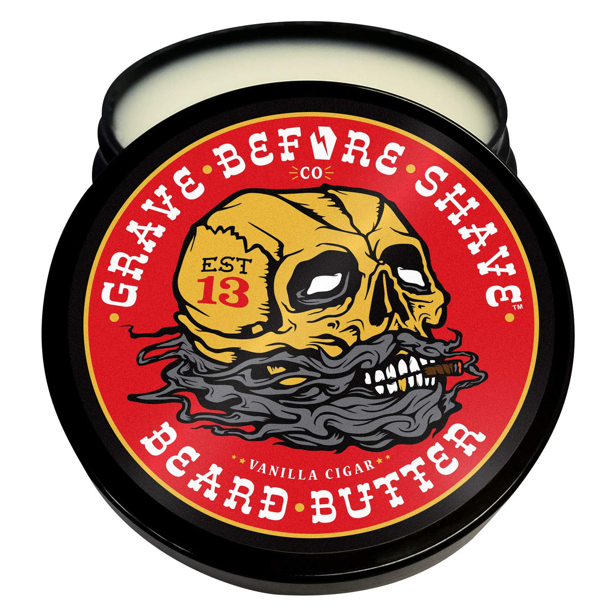 Mantequilla para barba Grave Before Shave, envase de 4 onzas, uso diario.