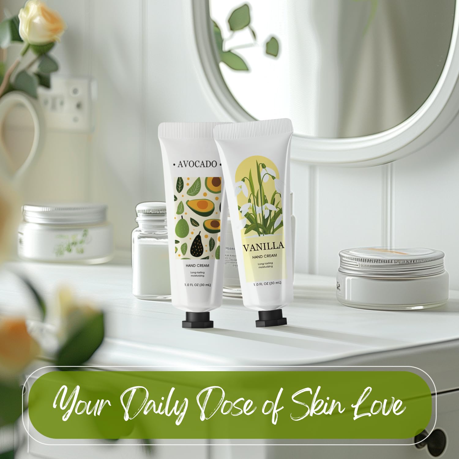 Fórmula natural con extractos vegetales para crema de manos Green Canyon Spa