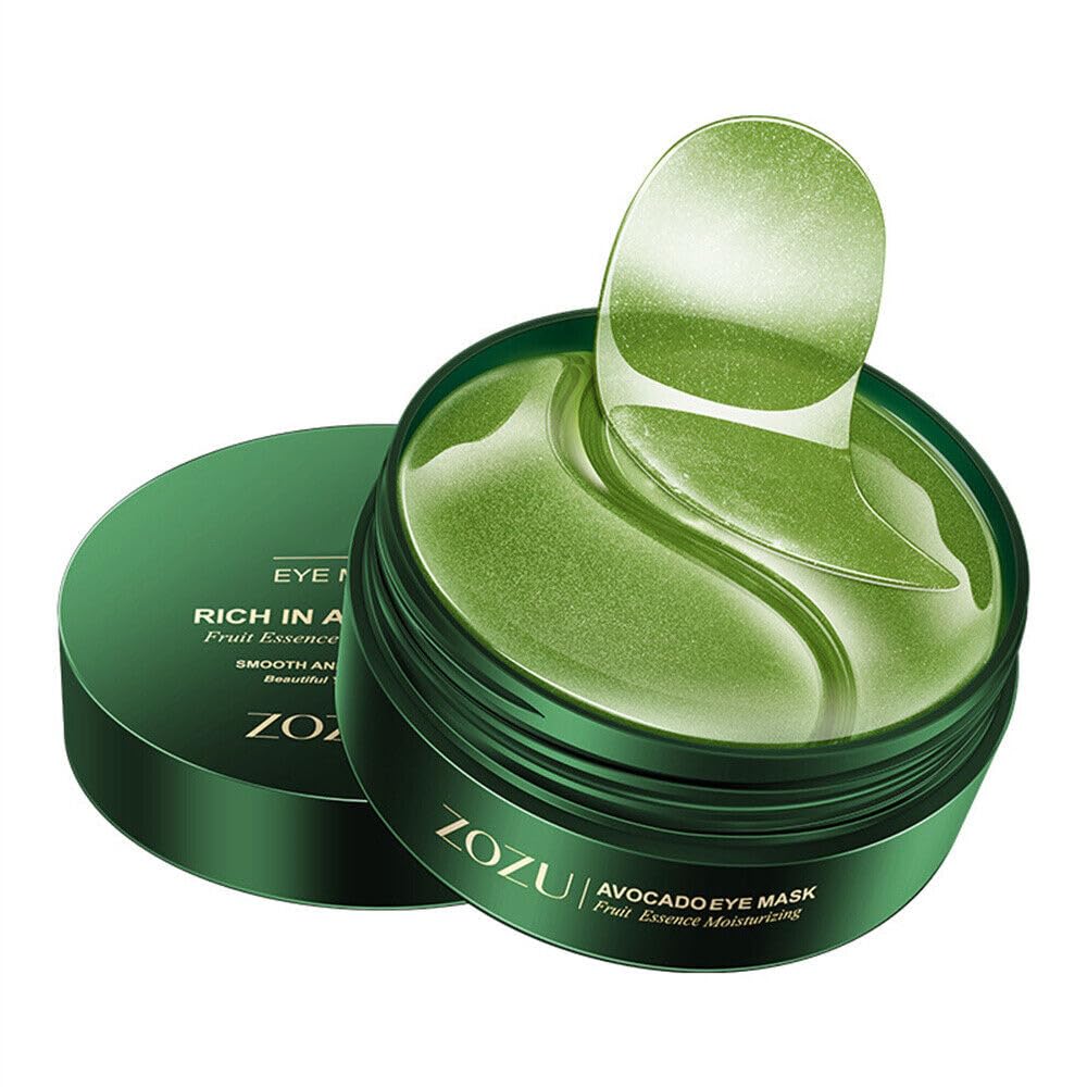 Green Cosmos 24k under-eye patches pack front showing hydration-ready design