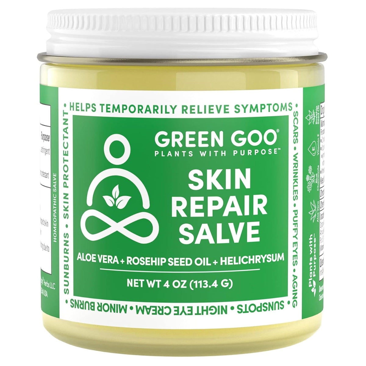 Green Goo Skin Repair Salve cuidado diario de cara y cuerpo, hidrata la piel.