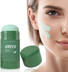 Green Mask Stick: diseño de columna giratoria para aplicación limpia.