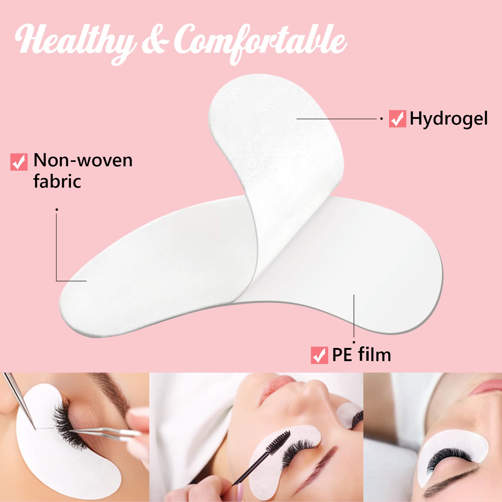 Patchs GreenLife hydrogel s'adaptent à toutes les formes des yeux.