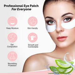 Patchs hydrogel GreenLife pour les yeux, confort et hydratation pendant le soin.