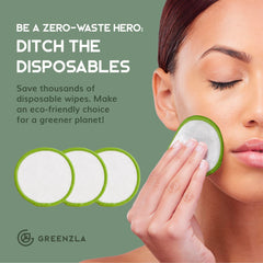 Greenzla: bolsa de lavado de malla para mantener las almohadillas limpias.