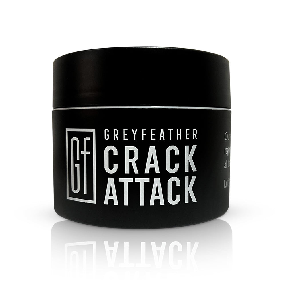 Greyfeather Crack Attack crema para manos secas, hidratación intensa para climas fríos.