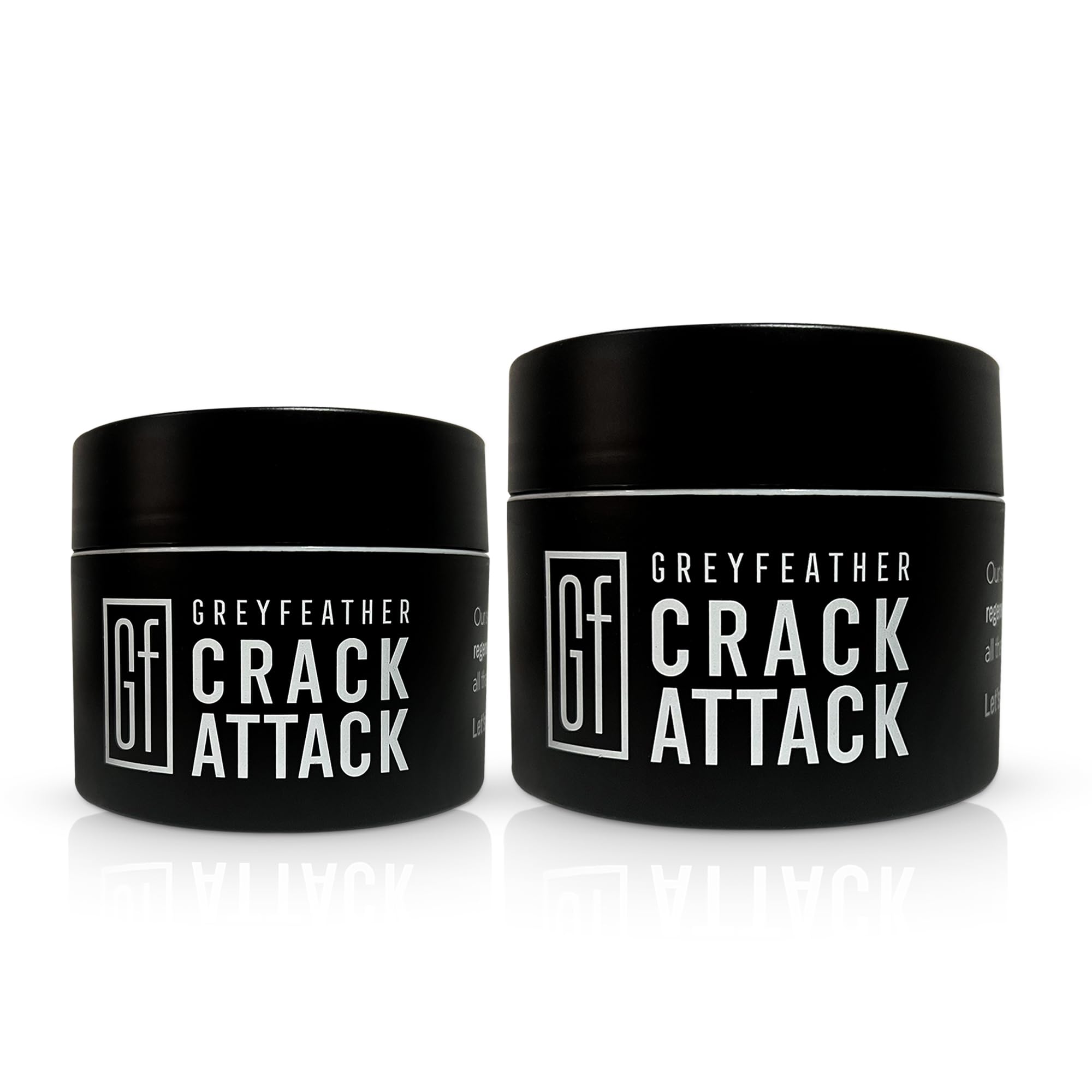 Greyfeather Crack Attack aplicación rápida, piel suave sin grasa.